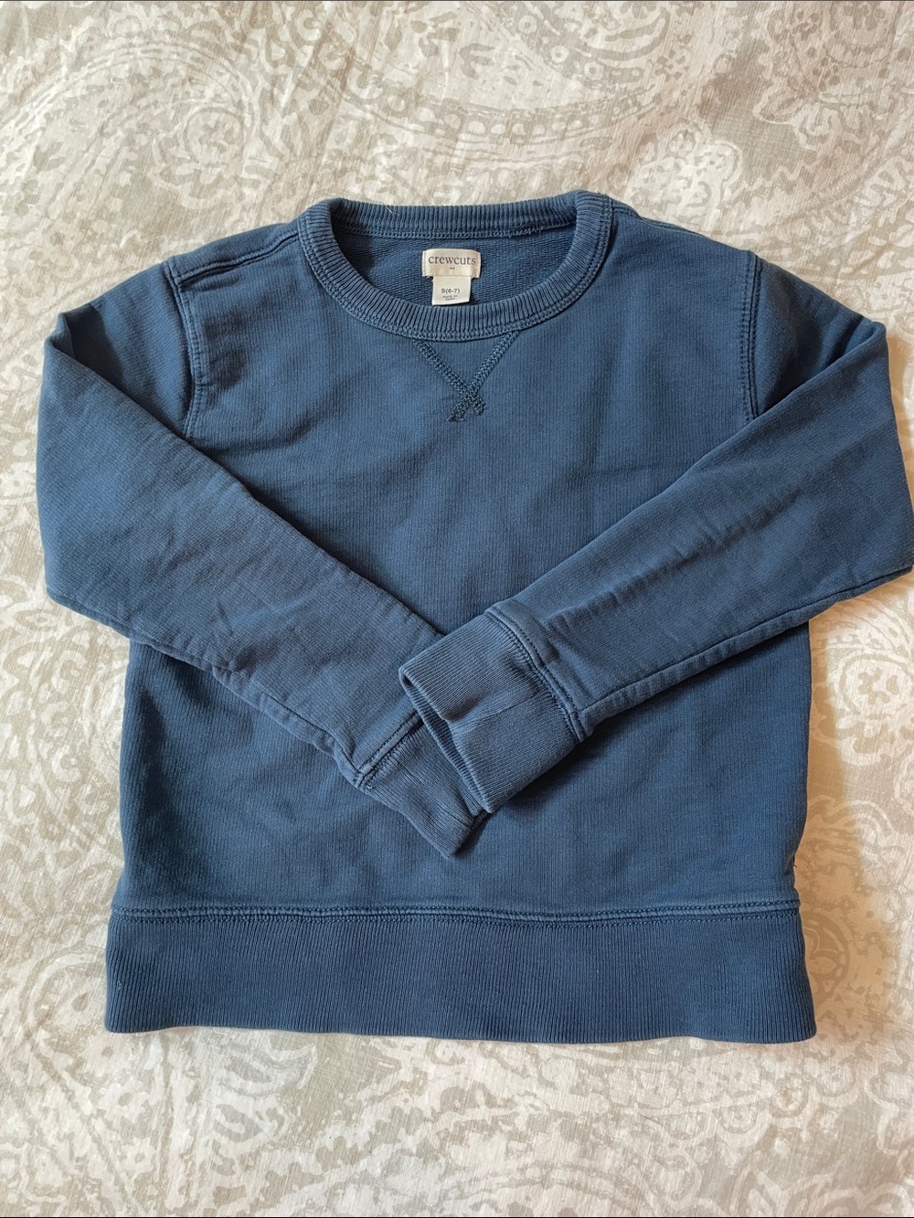 Crewcuts Boys Blue Crewneck Sweatshirt